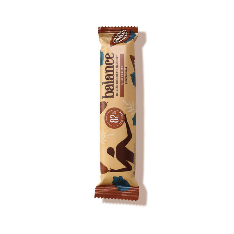 Barres chocolat au lait praliné