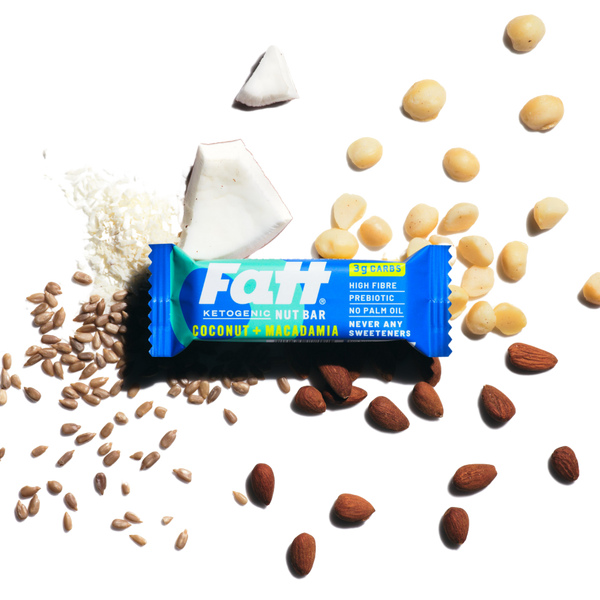 composition barre noix de coco et macadamia