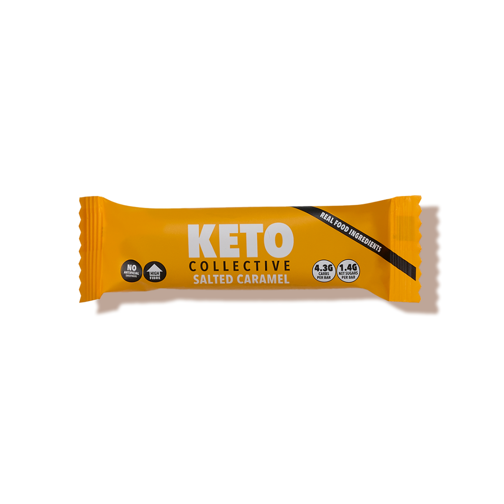 Boîte de barres keto caramel salé