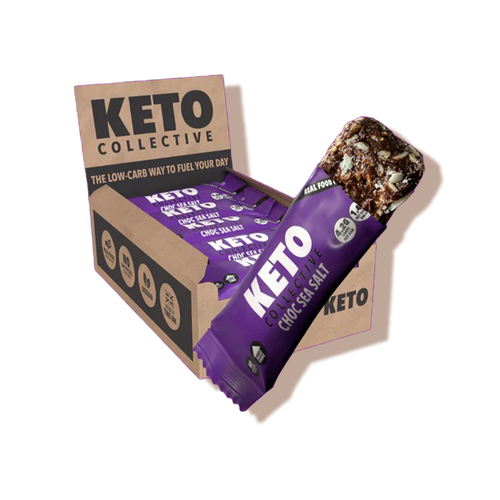 Boîte de barres keto chocolat & sel de mer