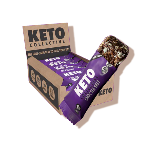 Boîte de barres keto chocolat & sel de mer