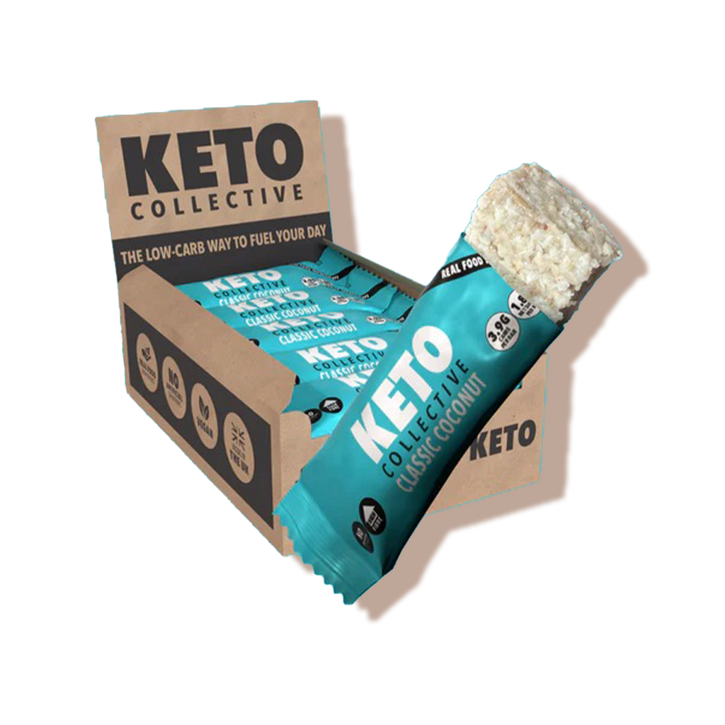 Boîte de barres keto noix de coco