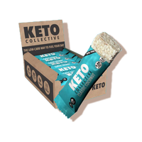 Boîte de barres keto noix de coco