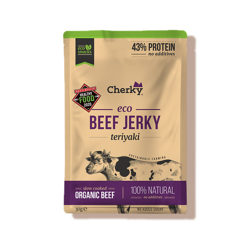 Beef jerky teriyaki biologique - Cherky