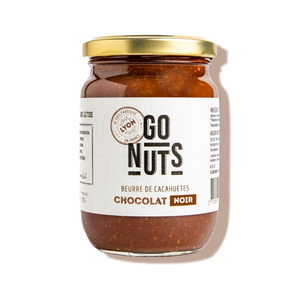 Beurre de cacahuètes au chocolat noir bio - Go nuts