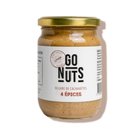 Beurre de cacahuètes aux 4 épices bio - Go nuts