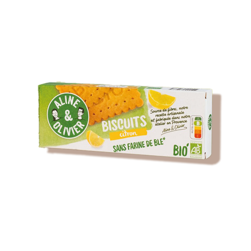 Biscuits au citron Aline & Olivier