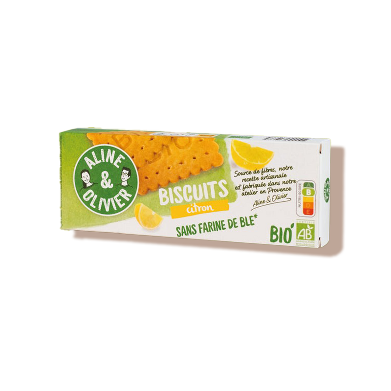 Biscuits au citron Aline & Olivier