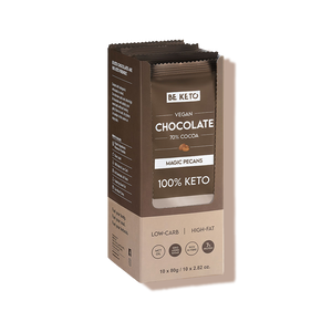 Chocolat keto à la noix de pécan + MCT