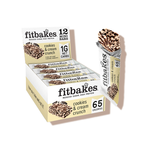 Boîte de barre aux cookies 12x19g - Fitbakes