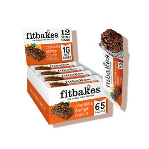 Boîte de barre chocolat orange 12x19g - Fitbakes