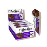 Boîte de barre de chocolat belge crunch 12x19g - Fitbakes