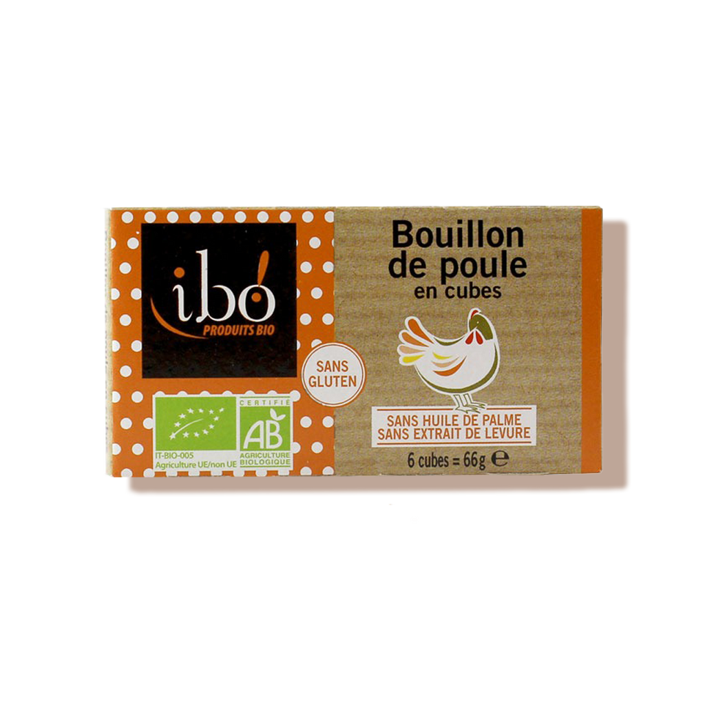 Bouillon de poule en cubes bio ibo!