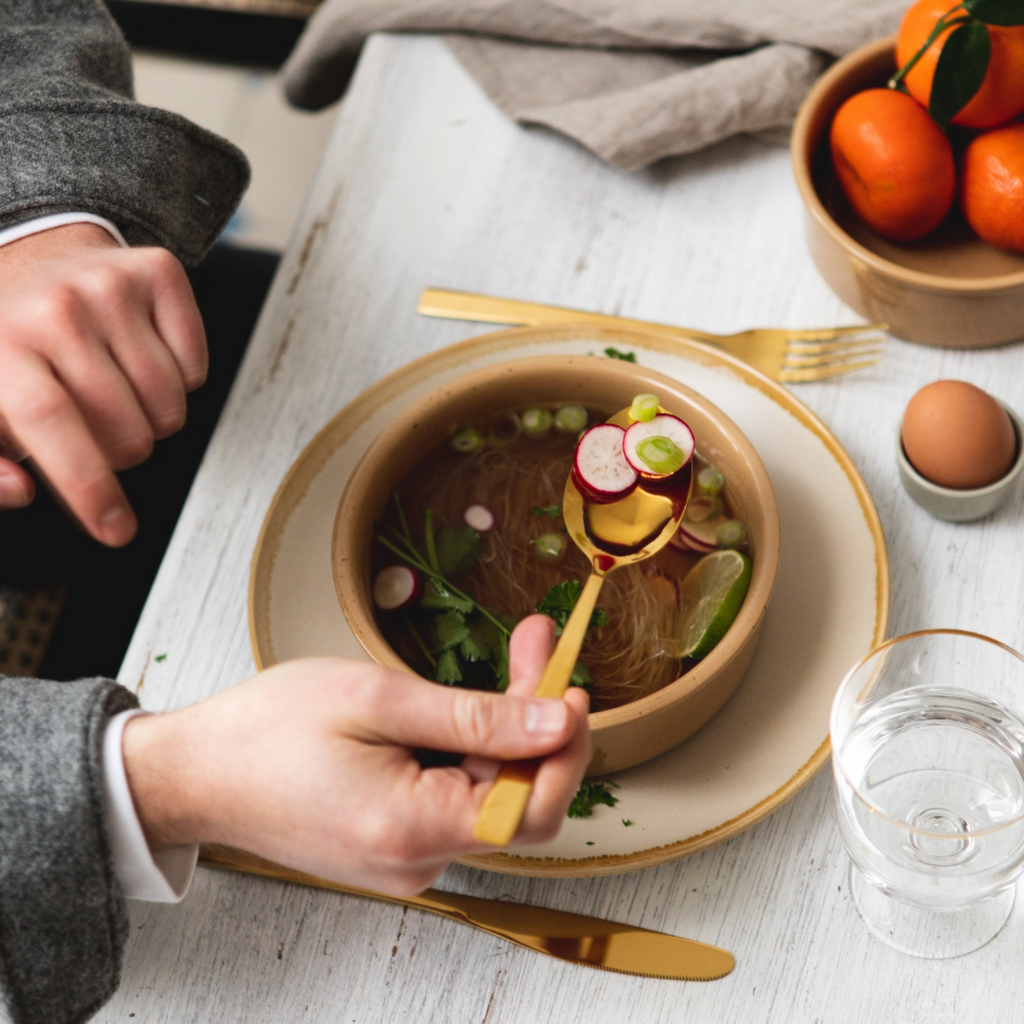 Assiette de bouillon Bone Brox