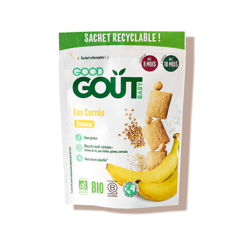 Les carrés banane good gout