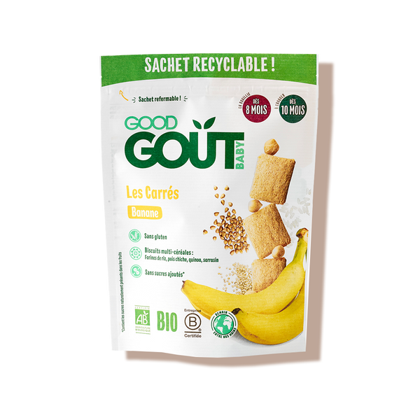 Les carrés banane good gout