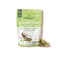 Chips de coco superfoods au matcha