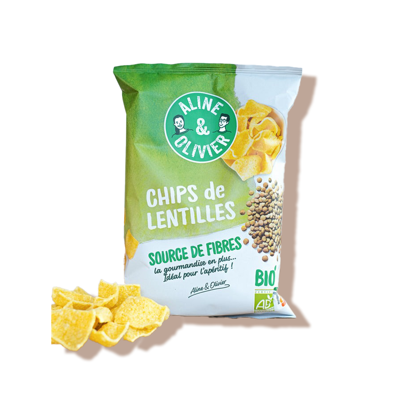 Chips de lentilles Aline & Olivier