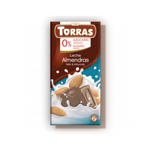 Chocolat au lait et amandes