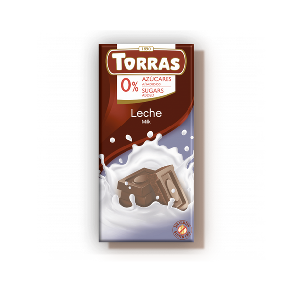 Chocolat au lait sans sucre ajouté