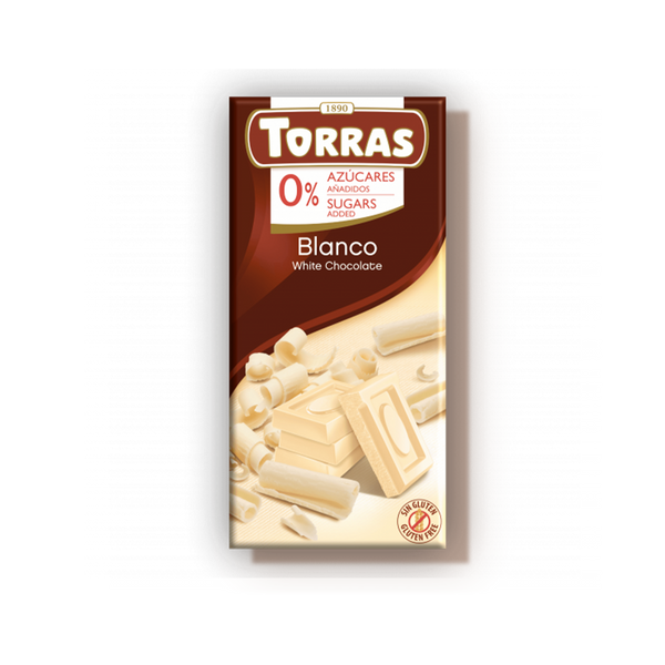 Chocolat blanc sans sucre ajouté