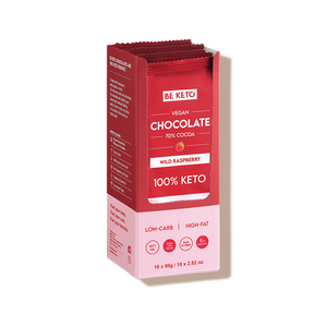 Chocolat keto à la framboise + MCT be keto