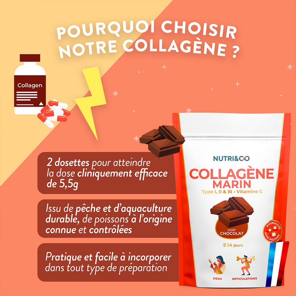 Collagène marin saveur cacao