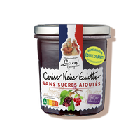 Confiture cerise noire sans sucre ajouté