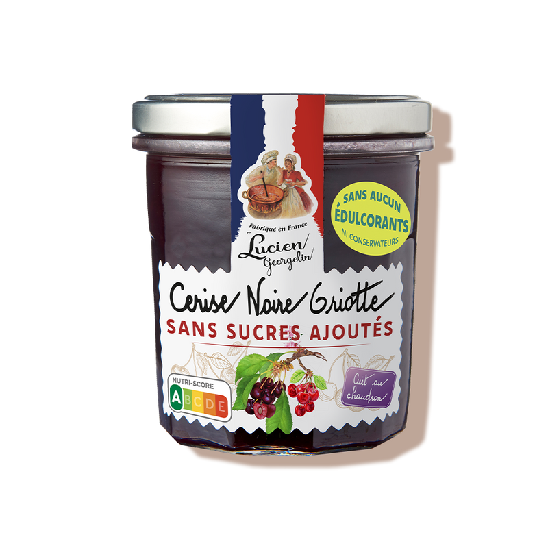 Confiture cerise noire sans sucre ajouté