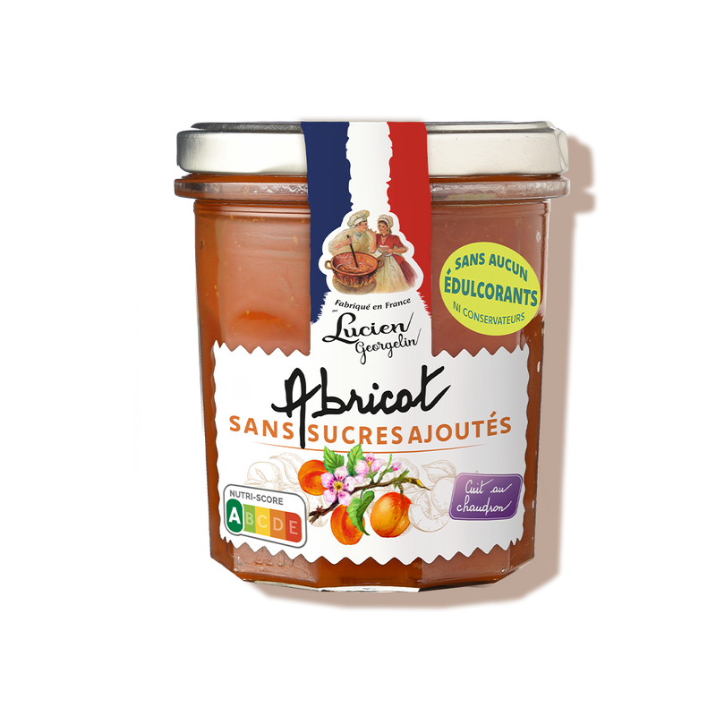 Confiture d'abricots sans sucre ajouté