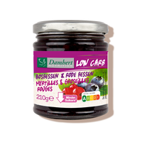 Confiture myrtilles groseilles damhert