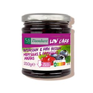 Confiture myrtilles groseilles damhert