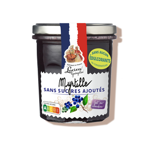 Confiture myrtille sans sucre ajouté