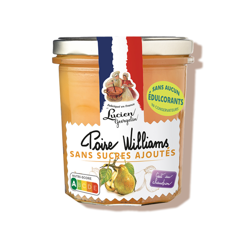 Confiture poire Williams sans sucre ajouté