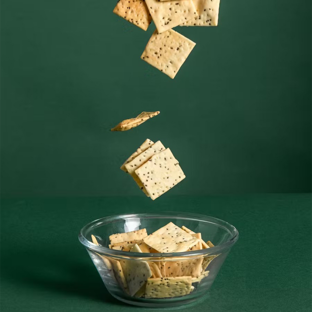 Crackers à l'épeautre et aux graines de chia