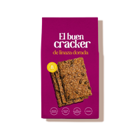 Crackers biologiques au lin doré