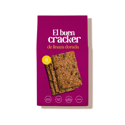 Crackers biologiques au lin doré