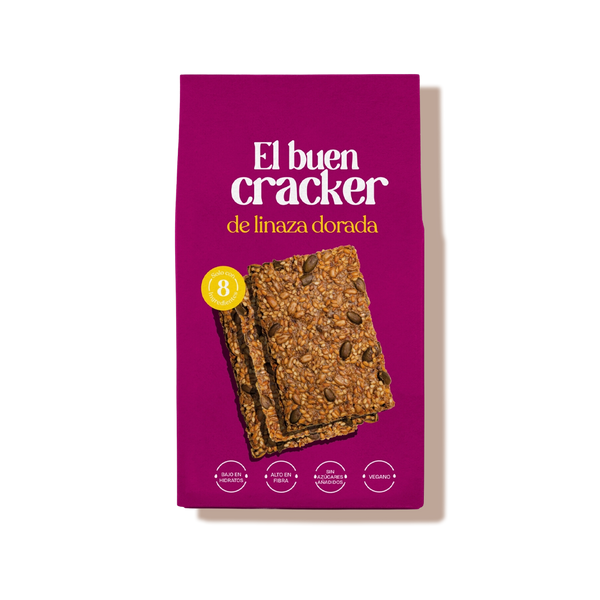 Crackers biologiques au lin doré