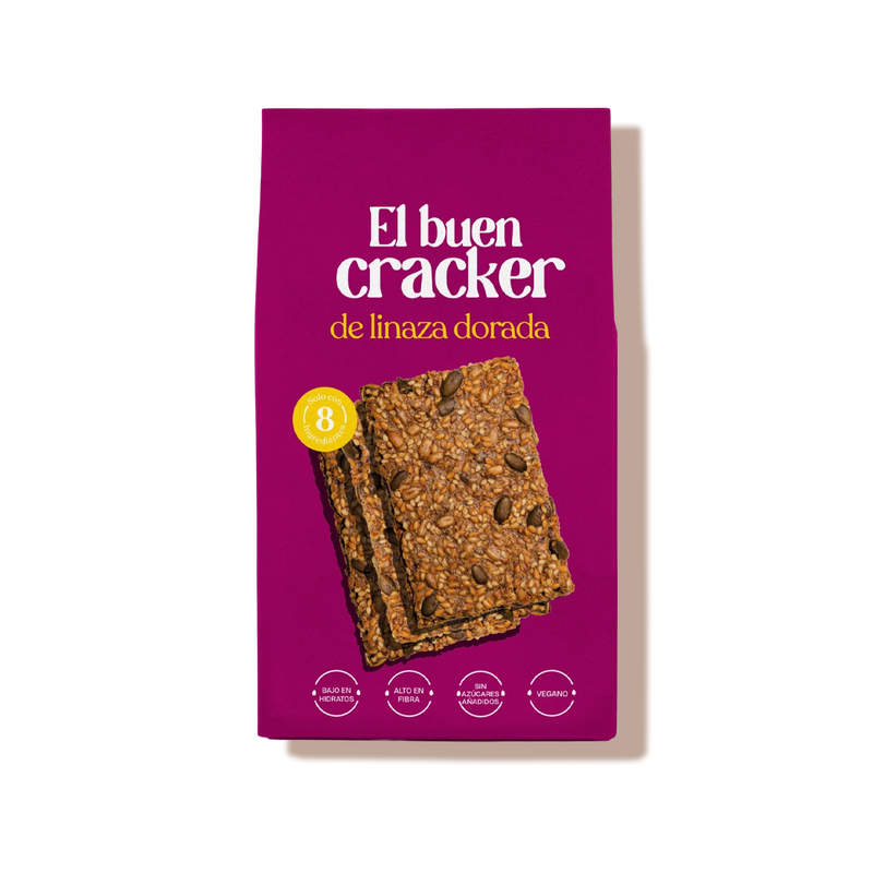 Crackers biologiques au lin doré