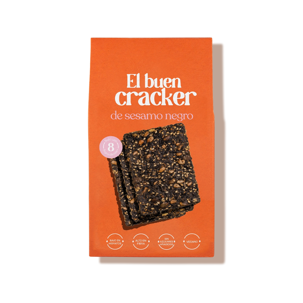 Crackers biologiques au sésame noir