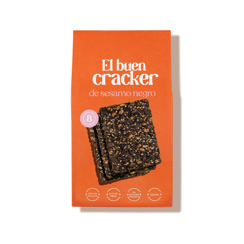 Crackers biologiques au sésame noir