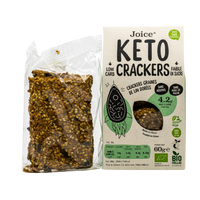 Crackers keto au lin doré bio