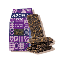 Crackers keto au poivre Adonis