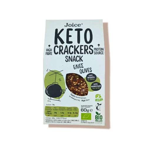 Crackers keto aux olives joice