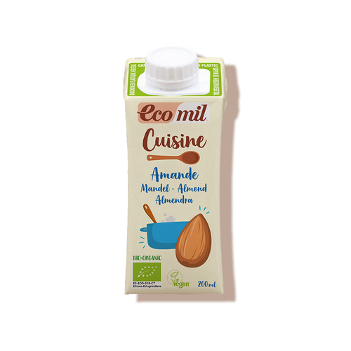 Crème cuisine aux amandes bio - Ecomil