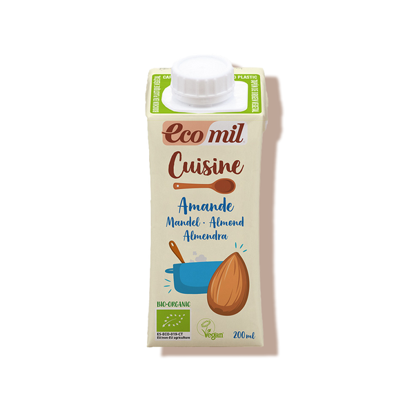 Crème cuisine aux amandes bio - Ecomil