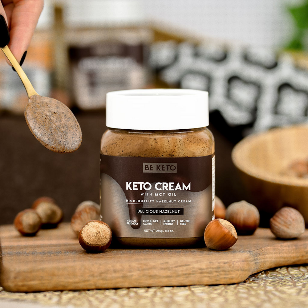 Crème Keto à la noisette et huile MCT