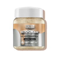 Crème keto amandes, vanille et huile MCT