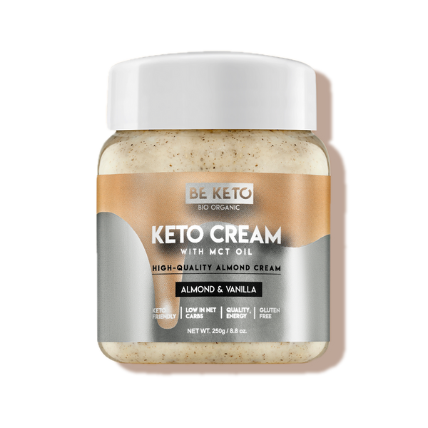 Crème keto amandes, vanille et huile MCT