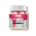 Crème Keto framboise, chocolat blanc et huile MCT